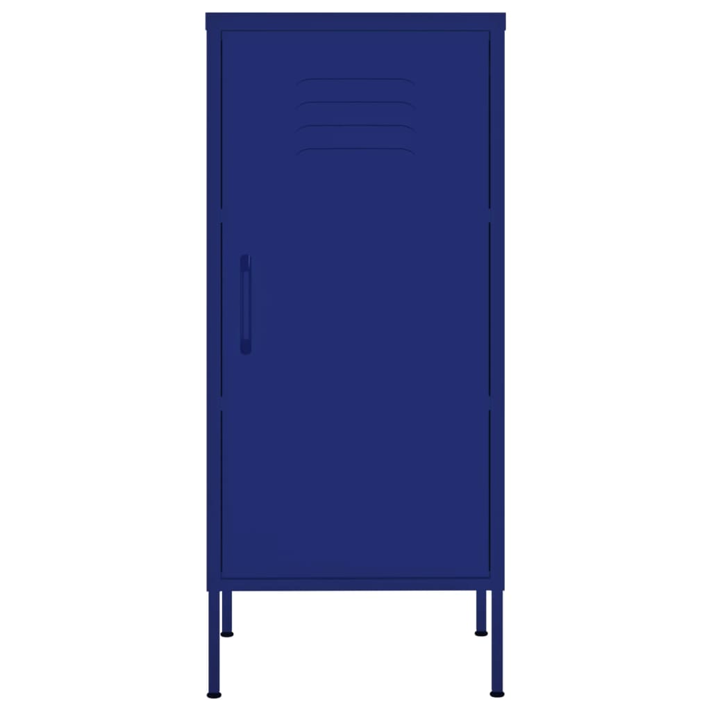 vidaXL Armoire de rangement Bleu marine 42,5x35x101,5 cm Acier